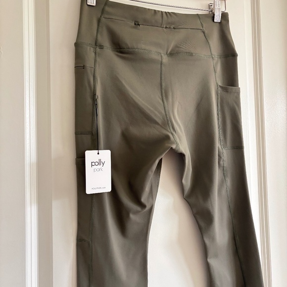Polly Park FlexFit Lifting Workout Packet Legging Green Size M NWT - Picture 6 of 13